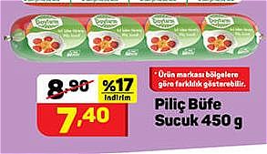 Piliç Büfe Sucuk 450 g image