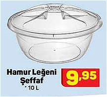 Hamur Leğeni Şeffaf 10 l image