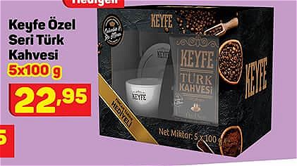 Keyfe Özel Seri Türk Kahvesi 5x100 g image