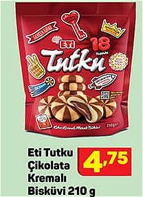 Eti Tutku Çikolata Kremalı Bisküvi 210 g image