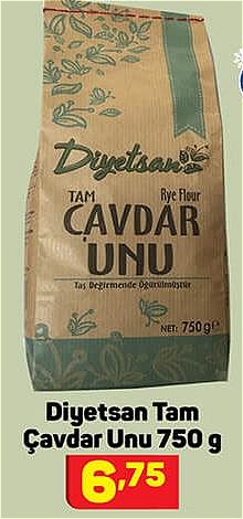 Diyetsan Tam Çavdar Unu 750 g image