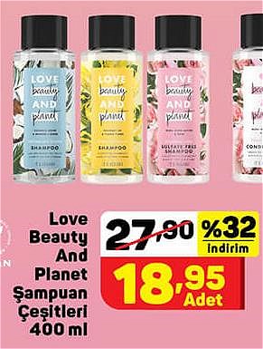 love beauty and planet saç kremi