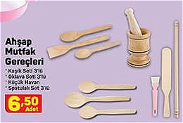 Ahşap Mutfak Gereçleri/Adet image