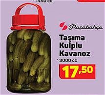 Paşabahçe Taşıma Kulplu Kavanoz 3000 cc image