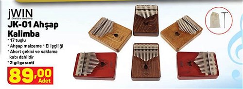 Jwin JK-01 Ahşap Kalimba image