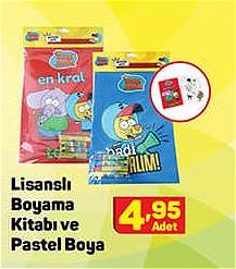 Kral Şakir Lisanslı Boyama Kitabı ve Pastel Boya image
