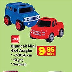 Mgs Oyuncak Mini 4x4 Araçlar image