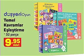 Düşyeri Oyun Temel Kavramlar Eşleştirme 32 Parça image
