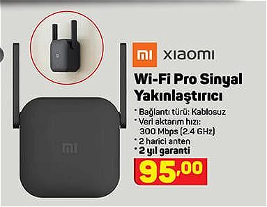 Xiaomi Wi-Fi Pro Sinyal Yakınlaştırıcı 300 Mbps image