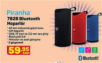 Piranha 7828 Bluetooth Hoparlör image