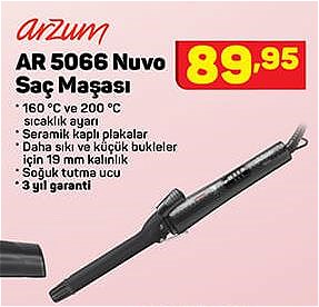 Arzum AR 5066 Nuvo Saç Maşası image