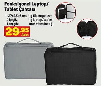 Fonksiyonel Laptop/Tablet Çantası image