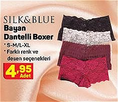 Silk&Blue Bayan Dantelli Boxer image