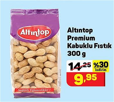 Altıntop Premium Kabuklu Fıstık 300 g image