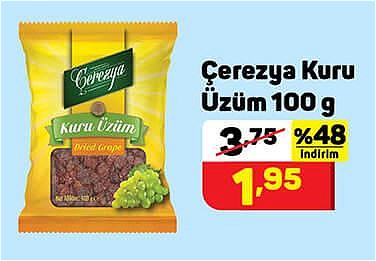 Çerezya Kuru Üzüm 100 g image