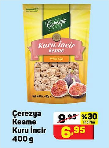 Çerezya Kesme Kuru İncir 400 g image