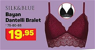 Silk&Blue Bayan Dantelli Bralet image