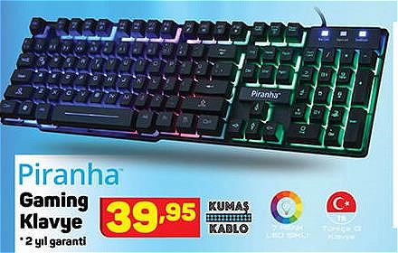Piranha Gaming Klavye image