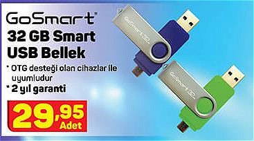 GoSmart 32 GB Smart USB Bellek image