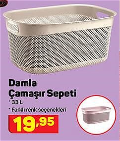 Damla Çamaşır Sepeti 33 L image