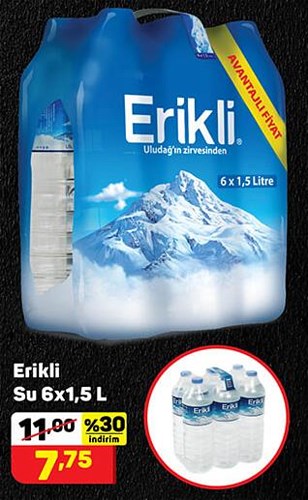 Erikli Su 6x1,5 L image