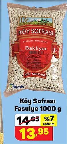 Köy Sofrası Fasulye 1000 g image