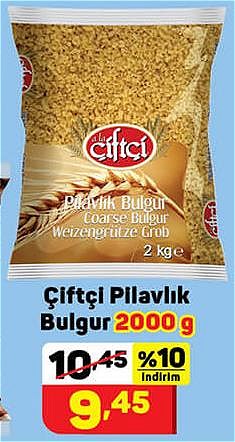 Çiftçi Pilavlık Bulgur 2000 g image