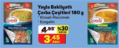 Yayla Bakliyatlı Çorba Çeşitleri 180 g image