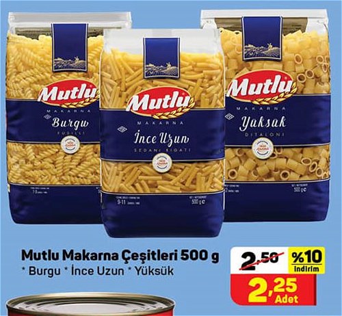 Mutlu Makarna Çeşitleri 500 g image