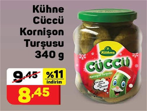 Kühne Cüccü Kornişon Turşusu 340 g image