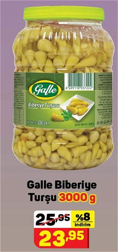 Galle Biberiye Turşu 3000 g image