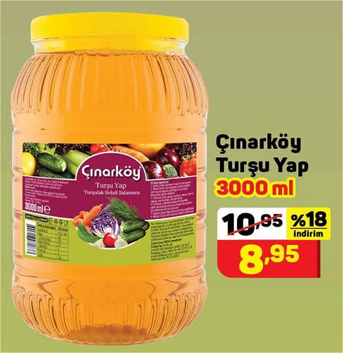 Çınarköy Turşu Yap 3000 ml image