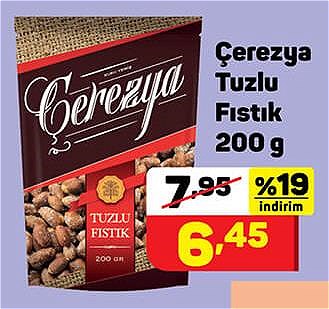 Çerezya Tuzlu Fıstık 200 g image