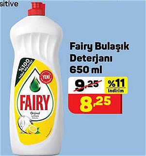 Fairy Bulaşık Deterjanı 650 ml image