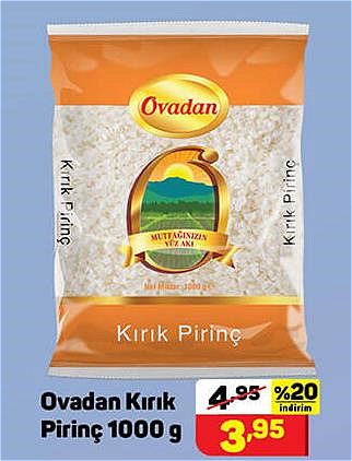 Ovadan Kırık Pirinç 1000 g image