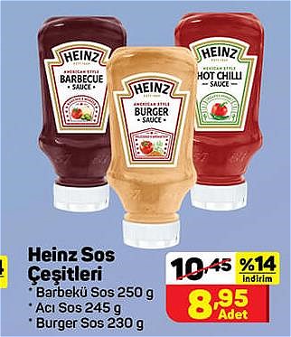 Heinz Sos Çeşitleri/Adet image