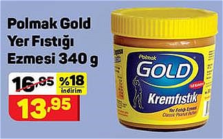 Polmak Gold Yer Fıstığı Ezmesi 340 g image