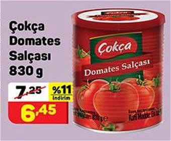 Çokça Domates Salçası 830 g image