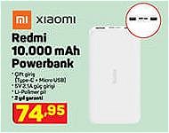 Xiaomi Redmi 10000 mAh Powerbank image