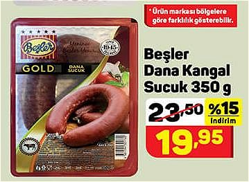 Beşler Dana Kangal Sucuk 350 g image