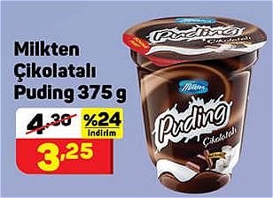 Milkten Çikolatalı Puding 375 g image