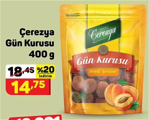 Çerezya Gün Kurusu 400 g image