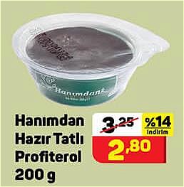 Hanımdan Hazır Tatlı Profiterol 200 g image