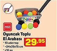 Mgs Oyuncak Toplu El Arabası 10 Adet Top image