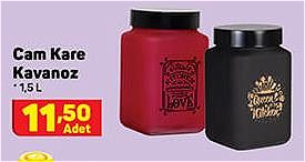 Cam Kare Kavanoz 1,5 l image