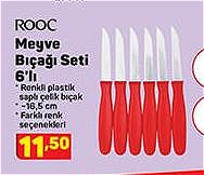 Rooc Meyve Bıçağı Seti 6'lı image
