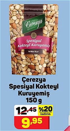 Çerezya Spesiyal Kokteyl Kuruyemiş 150 g image