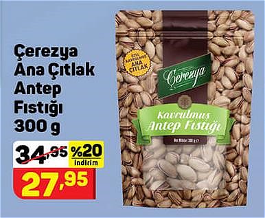 Çerezya Ana Çıtlak Antep Fıstığı 300 g image