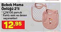 Bebek Mama Önlüğü 2'li image