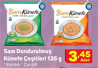 Sam Dondurulmuş Künefe Çeşitleri 135 g image